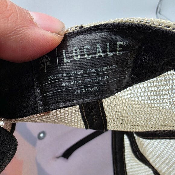 Locale Trucker Hat Multicolor Abstract Mountains Mens Adjustable Snapback Cap - Picture 6 of 9